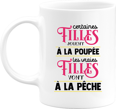 Mug les vraies vont à la pêche