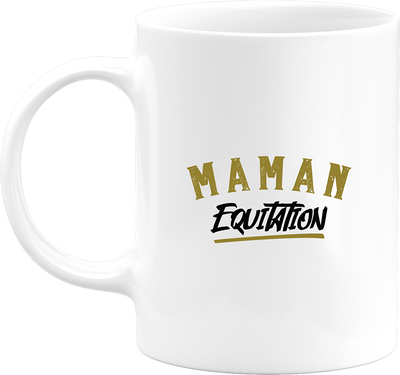 Mug maman équitation