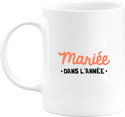 Mug mariée dans l'année