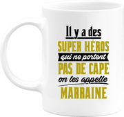 Mug marraine super héro