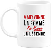 Mug maryvonne la femme la reine la légende