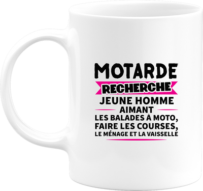 Mug motarde recherche