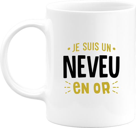 Mug neveu en or 2