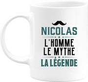 Mug nicolas l'homme le mythe la légende