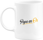 Mug papa en or