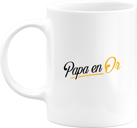 Mug papa en or