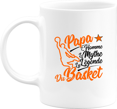 Mug papa la légende du basket