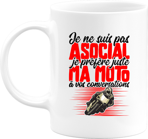 Mug pas asocial moto