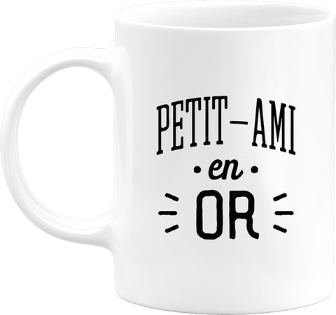 Mug petit-ami en or