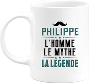 Mug philippe l'homme le mythe la légende