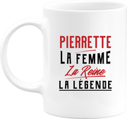 Mug pierrette la femme la reine la légende