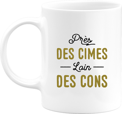 Mug près des cimes