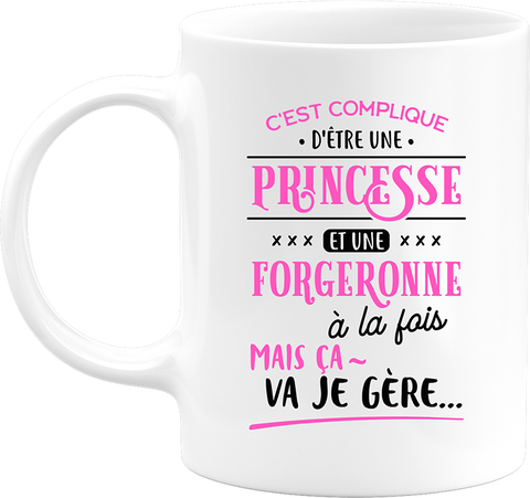 Mug princesse et forgeronne