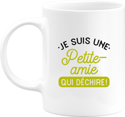 Mug une petite-amie qui déchire