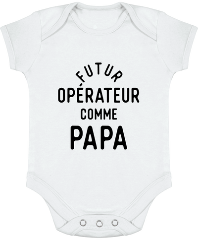 Body bébé Futur opérateur comme papa