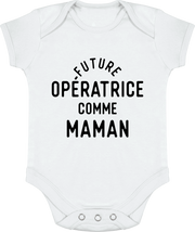 Body bébé Future opératrice comme maman