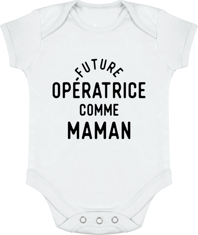 Body bébé Future opératrice comme maman
