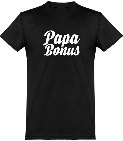  T shirt homme papa bonus beau