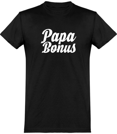  T shirt homme papa bonus beau
