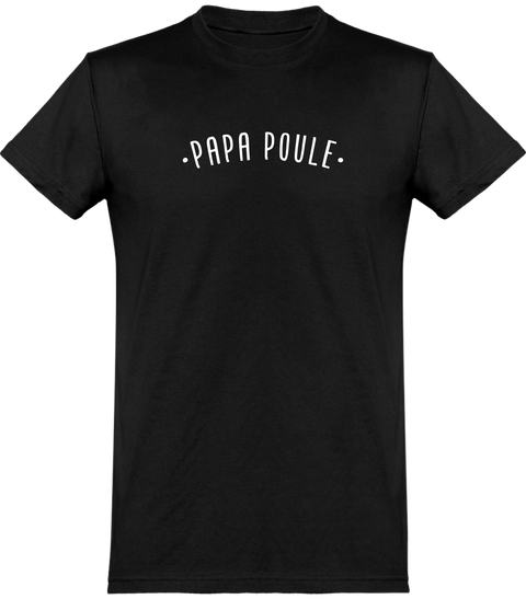  T shirt homme papa poule