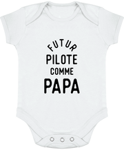 Body bébé Futur pilote comme papa