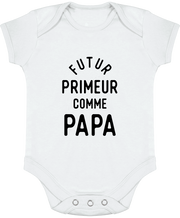 Body bébé Futur primeur comme papa