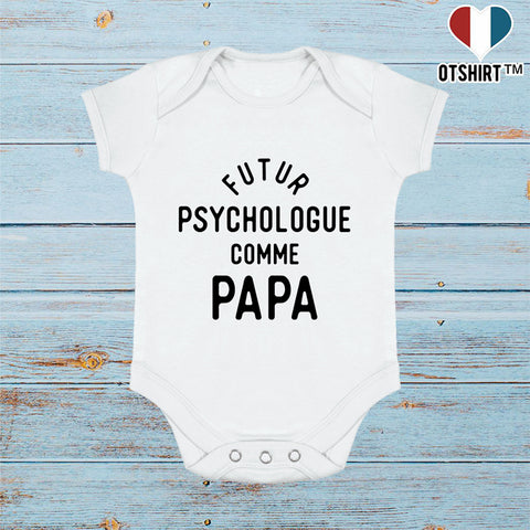 Body bébé Futur psychologue comme papa
