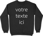 Pull homme personnalisé avec votre texte