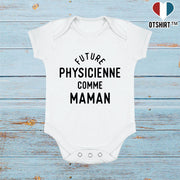 Body bébé Future physicienne comme maman