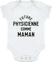 Body bébé Future physicienne comme maman