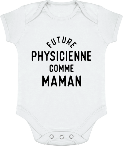 Body bébé Future physicienne comme maman