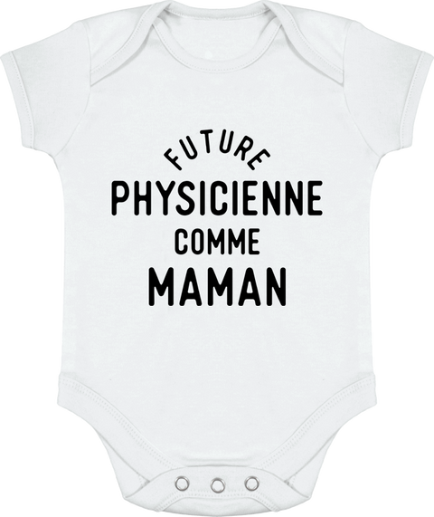 Body bébé Future physicienne comme maman