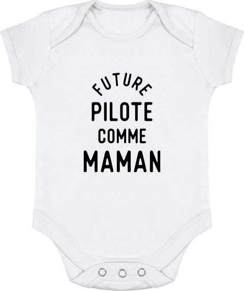 Body bébé Future pilote comme maman