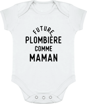 Body bébé Future plombière comme maman