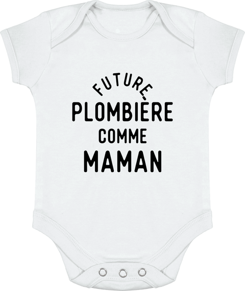 Body bébé Future plombière comme maman