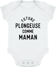 Body bébé Future plongeuse comme maman