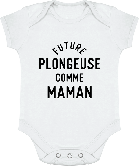 Body bébé Future plongeuse comme maman