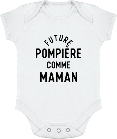 Body bébé Future pompière comme maman