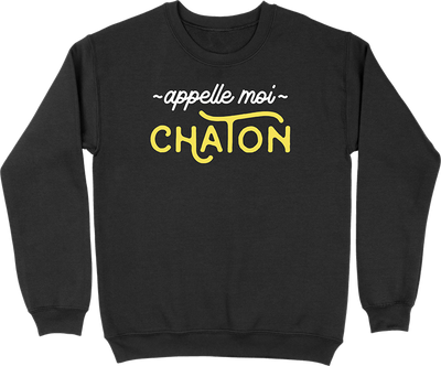 Pull homme appelle moi chaton 2