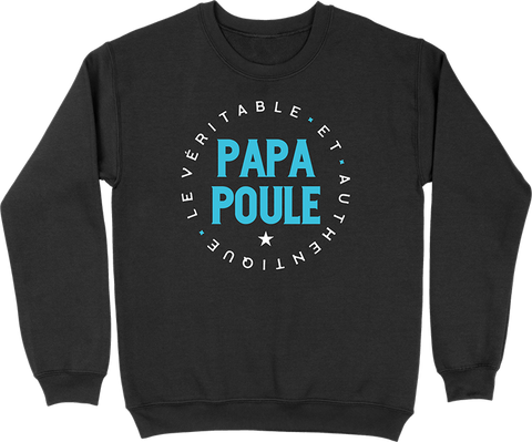 Pull homme authentique papa poule