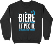 Pull homme bière et pêche