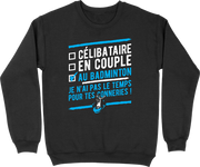 Pull homme célibataire au badminton