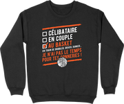 Pull homme célibataire au basket