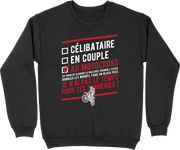 Pull homme célibataire au motocross