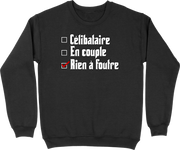 Pull homme célibataire en couple rien à foutre