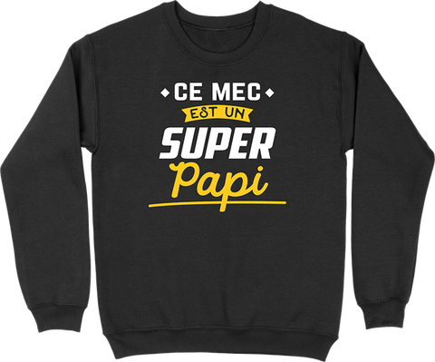 Pull homme ce mec est un super papi