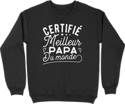 Pull homme certifié meilleur papa