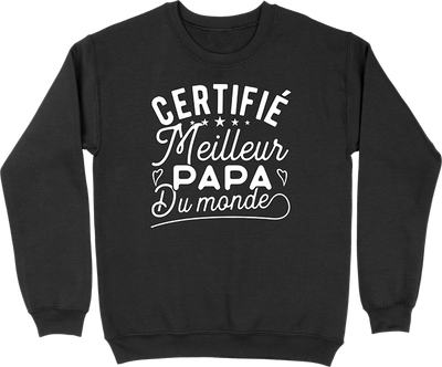 Pull homme certifié meilleur papa