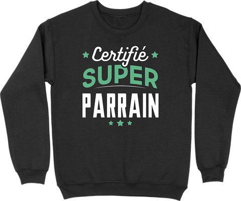 Pull homme certifié super parrain