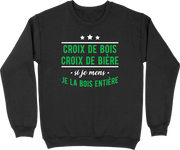 Pull homme croix de bière